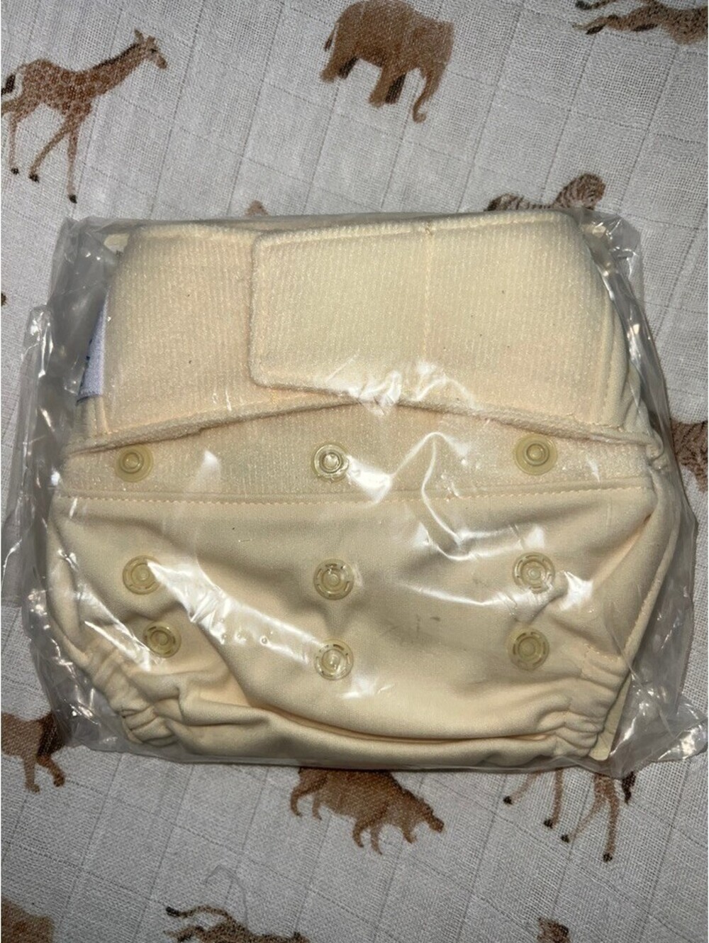 NIP velcro Grovia Hybrid Diaper Shell Vanilla